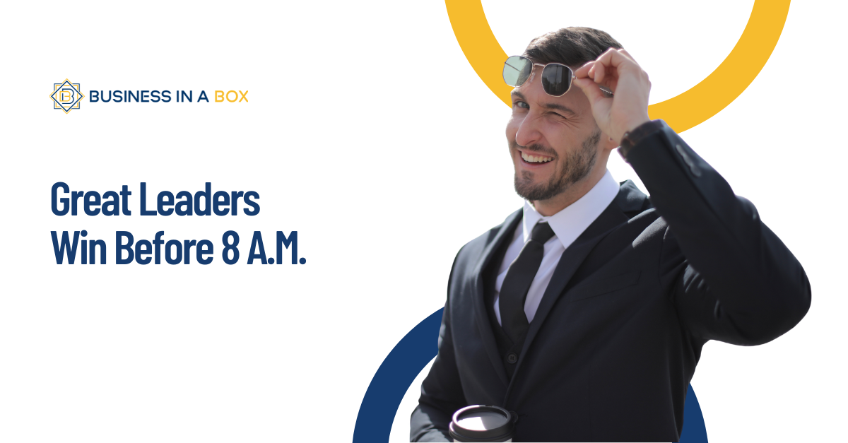 Your Morning is a Business Strategy | Franchising | Business In A Box Franchising | John Balkhi Your Morning is a Business Strategy | Franchising | Business In A Box Franchising | John Balkhi